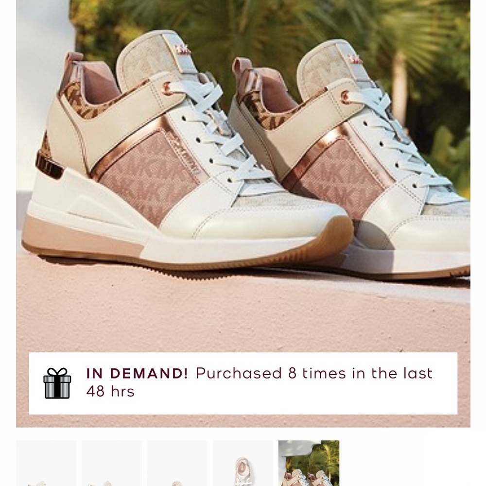 michael kors platform sneakers